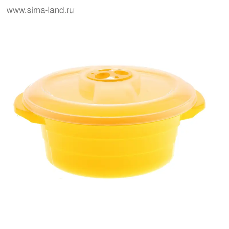 Контейнер для микроволновки (M) желтый СП-584.00.00