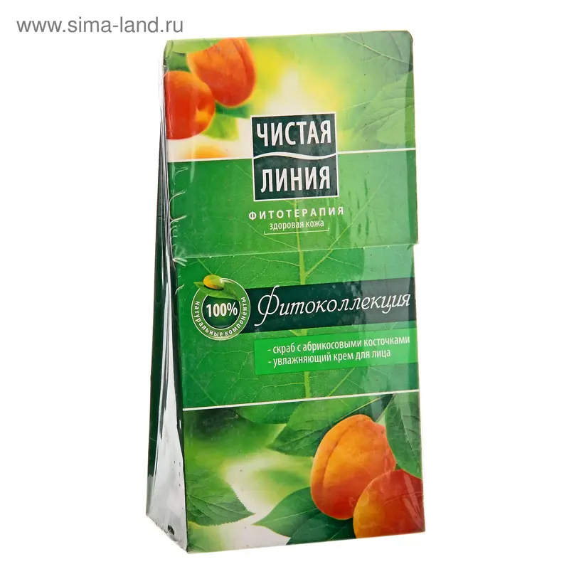 Подарочный набор ЧЛ Фитоколлекция абрикос (скраб очищ + крем увл.дн.)