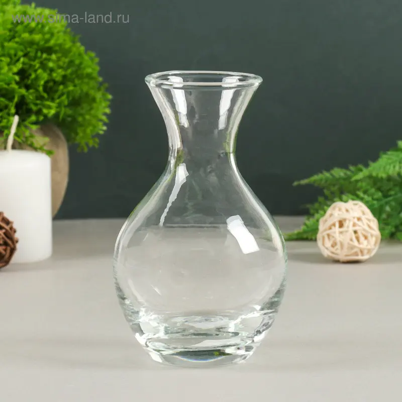 Ваза "Кенди" крыночка малая 12,5х8см, 0,28л