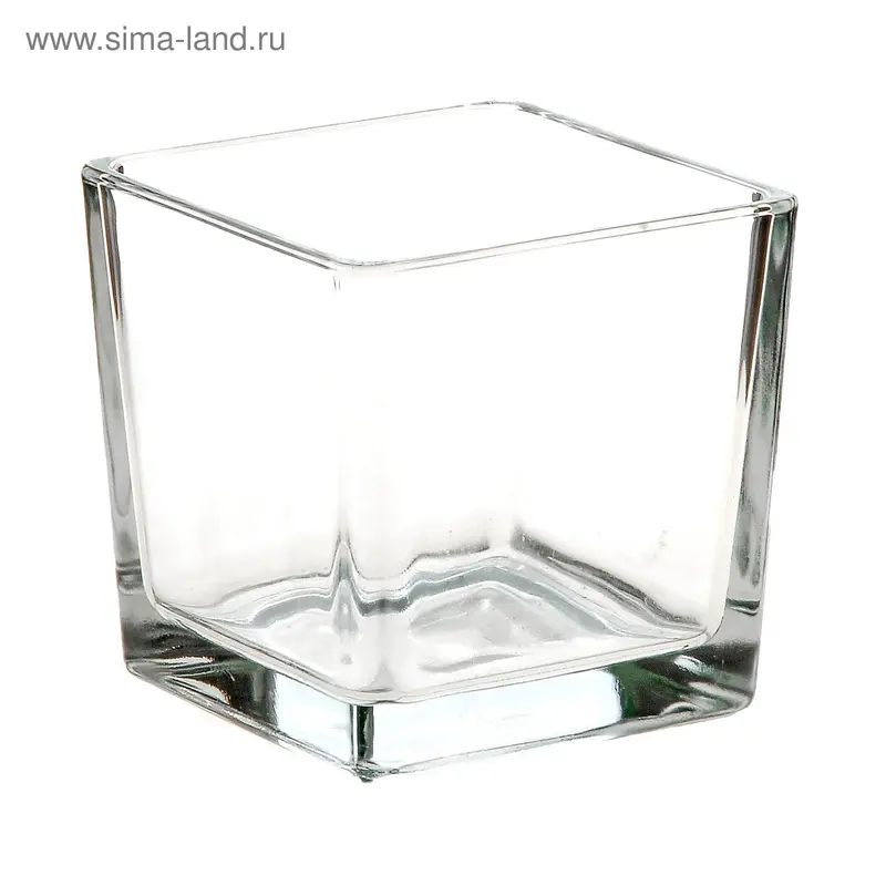 Ваза "Кубик2" 10х10х10см, 0,5л