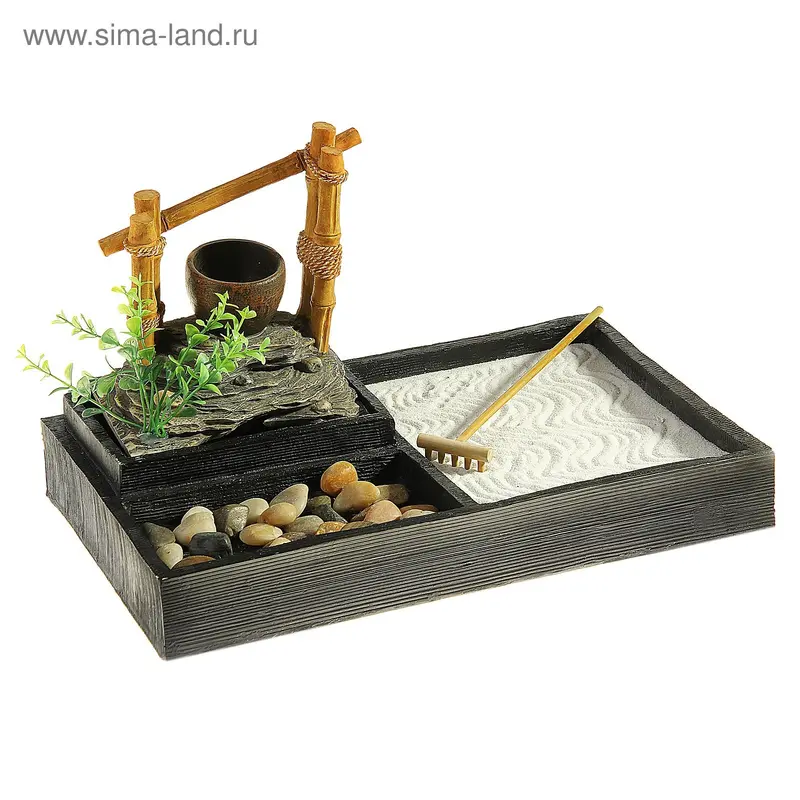 фонтан сады дзен колодец 35,2*23,4*21 см