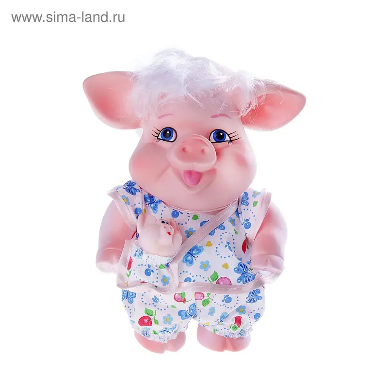 Резиновая игрушка "Хрюшка с пяточком"