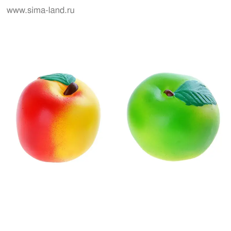 Резиновая игрушка «Яблоко», МИКС