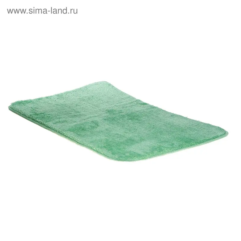 Коврик для дома велюровый "Удолфо" 50*80, зеленый
