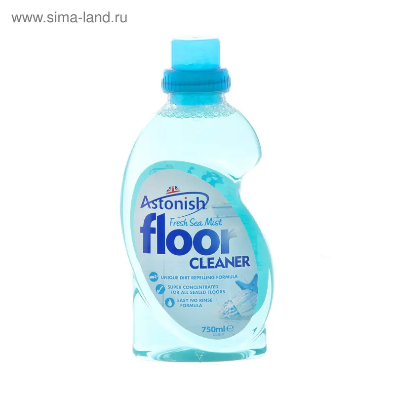 Средство для мытья полов ASTONISH "Океан", концентрат, 750 мл