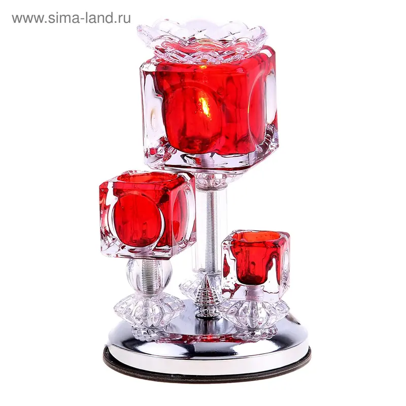 Аромалампа "Красные кубы" h=19,5 см (220В)
