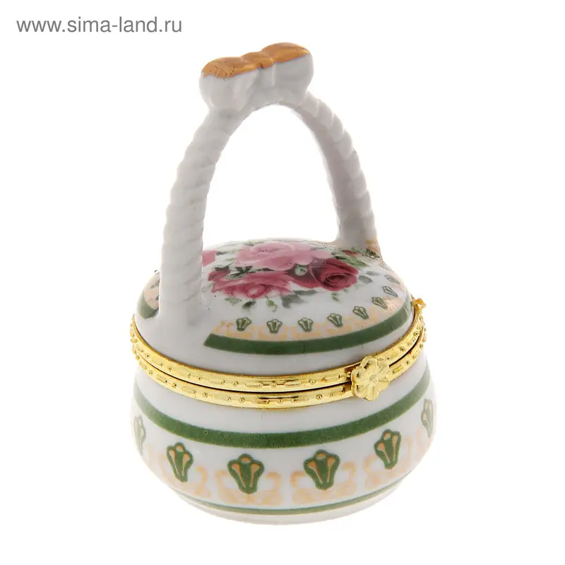 Шкатулка корзинка "Разноцветье" 8х5,5х5,5 см