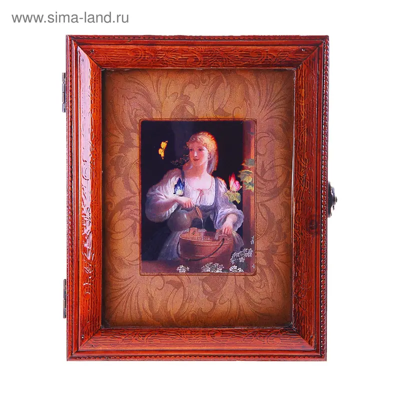 Ключница лак "Хуторянка" 25х20х6,5 см