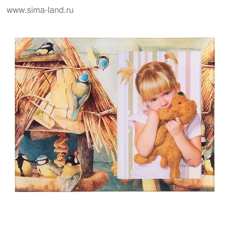 Фоторамка "Синички" 10×15 см