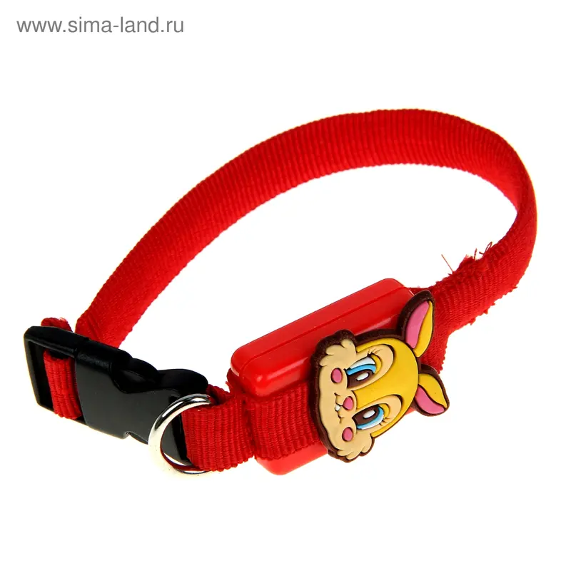 Ошейник с подсветкой XS "Зайка"