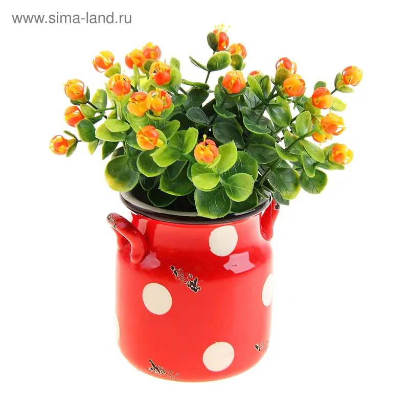 композиция мини стиль крынка 16*10 см полевые