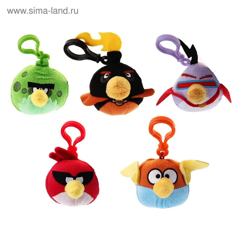 Мягкая игрушка-подвеска "Angry Birds-Super Red Bird Space" МИКС