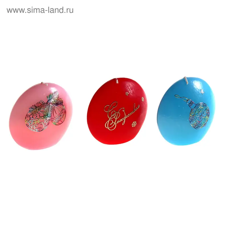 Свеча открытка "Таинство Рождества", микс