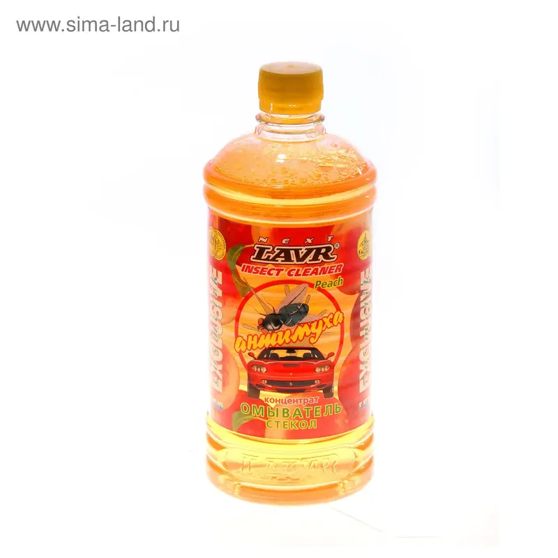 Омыватель стекол Антимуха персик LAVR концентрат 0,8л Ln1206