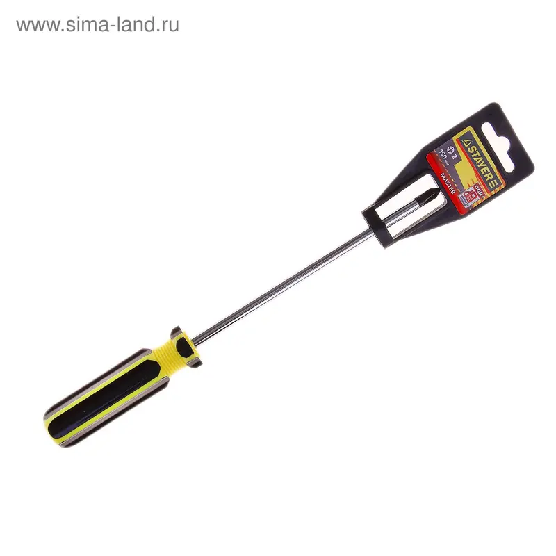 Отвертка STAYER Masrer, Сr-V, PH № 2-150мм