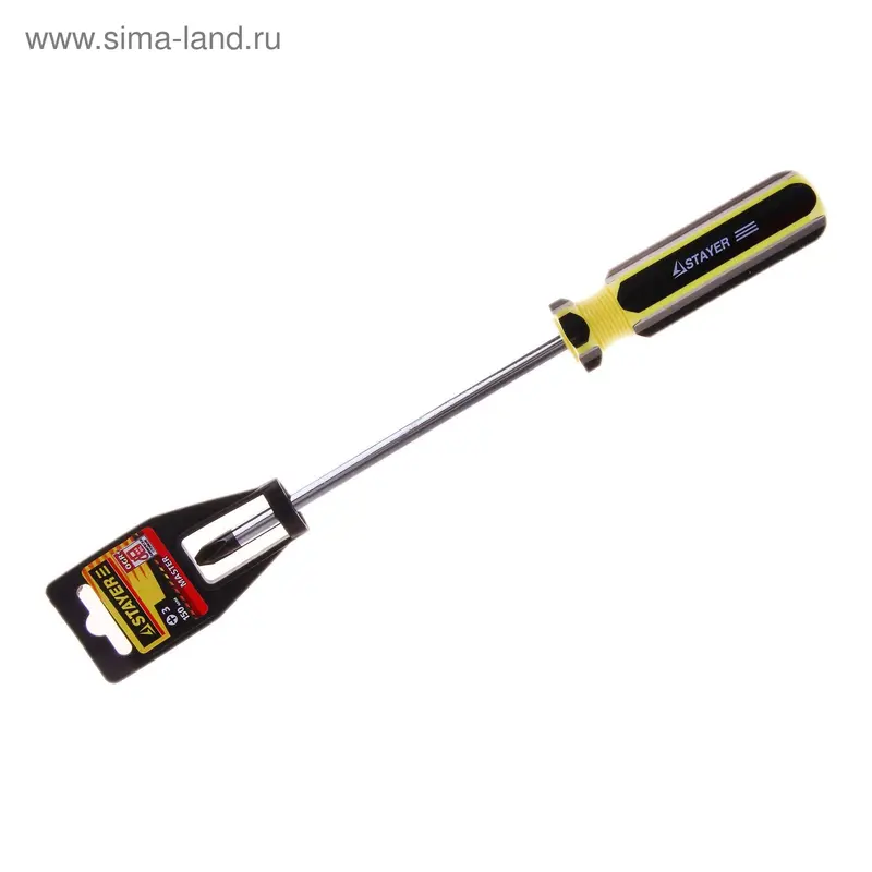 Отвертка STAYER Masrer, Сr-V, PH № 3-150мм