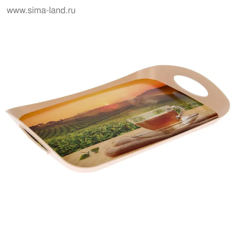 Поднос, 41,2×27×5 см, декор МИКС