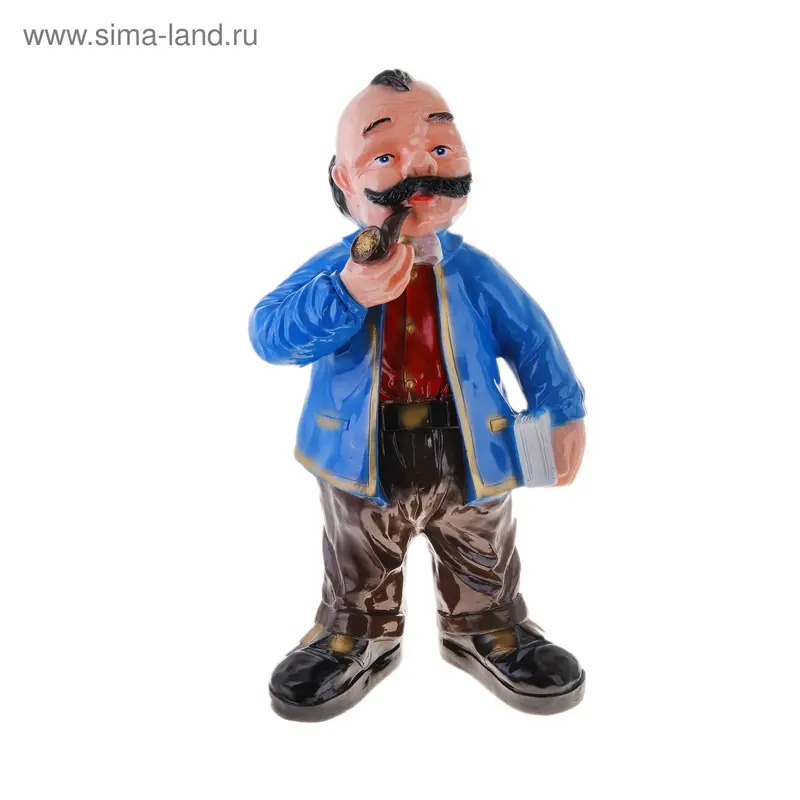 Садовая фигура "Дед с трубкой"