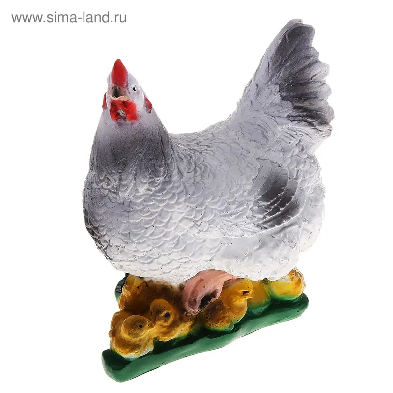 садовая фигура Курица с цыплятами