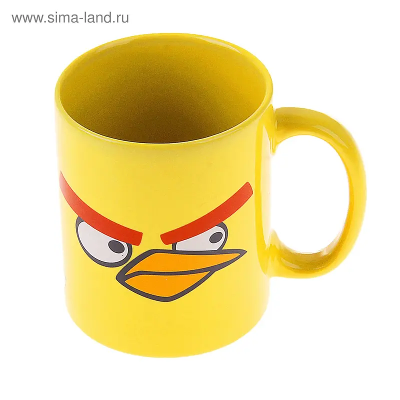 Кружка керамическая 300 мл "Angry Birds. Желтая птица"
