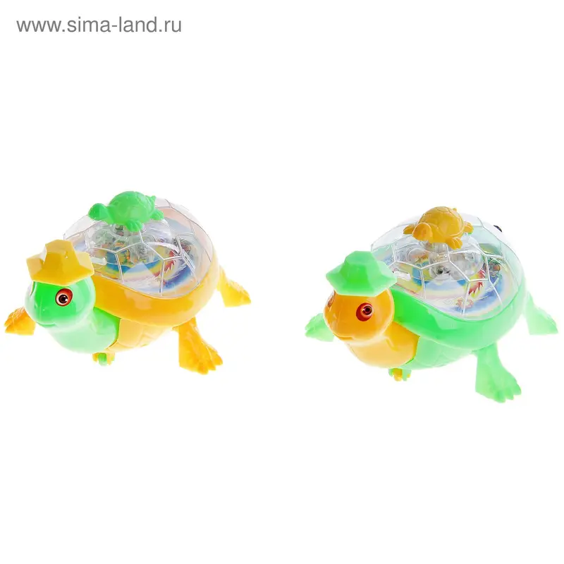 Игрушка заводная "Черепаха"с малышом МИКС