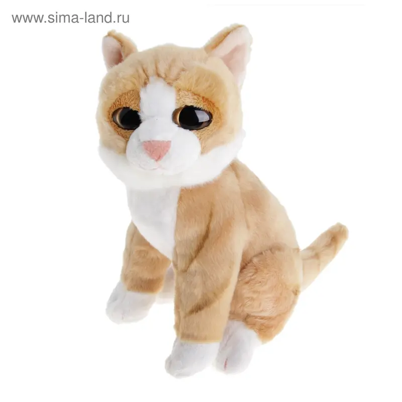 Мягкая игрушка "Котик рыжий Глазастик"