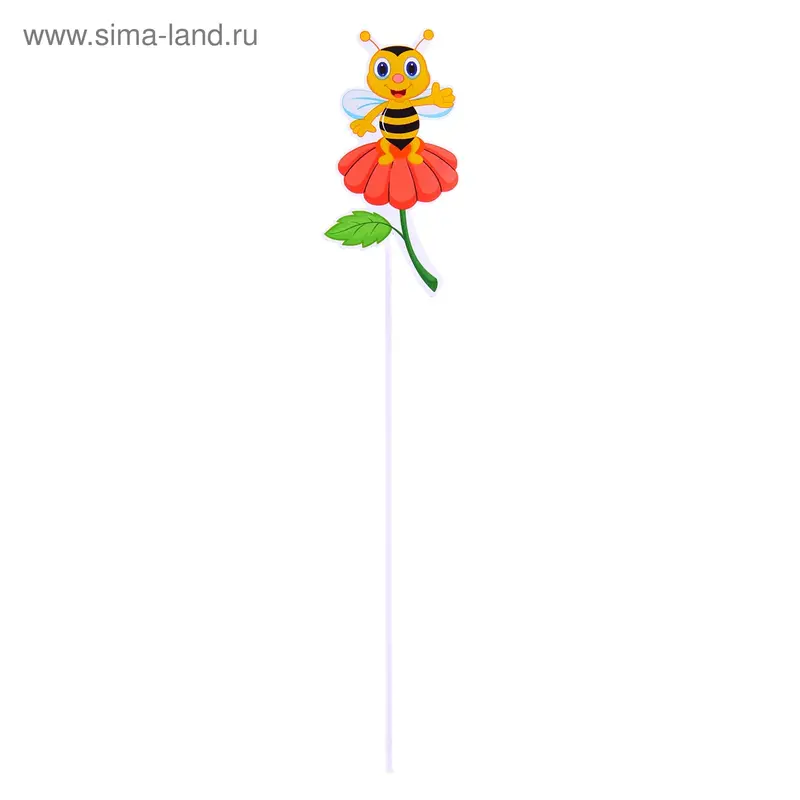 Сувенир на палочке "Пчёлка на цветке"