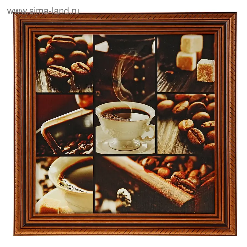 Картина Кофе 1 30-144 №321 30х30 см