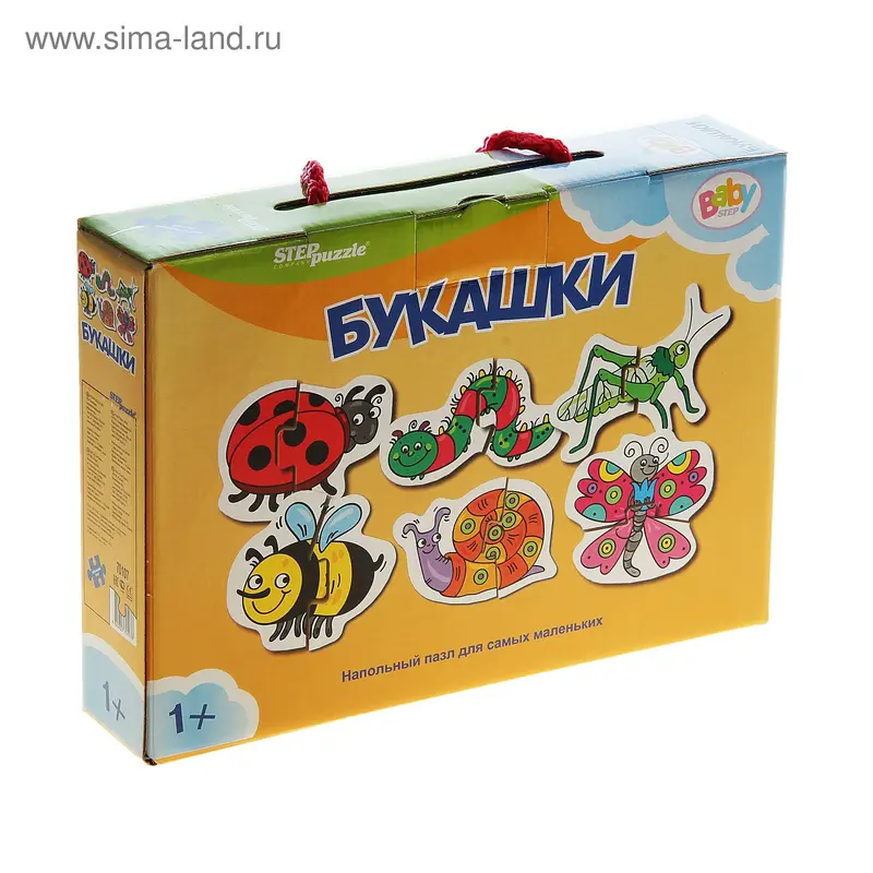 Напольный пазл-мозаика «Букашки» (Baby Step) (малые)