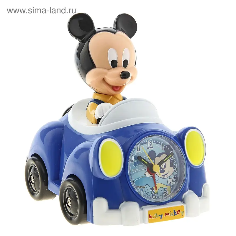 Будильник 31613 Mickey Mouse машина 8013 Disney