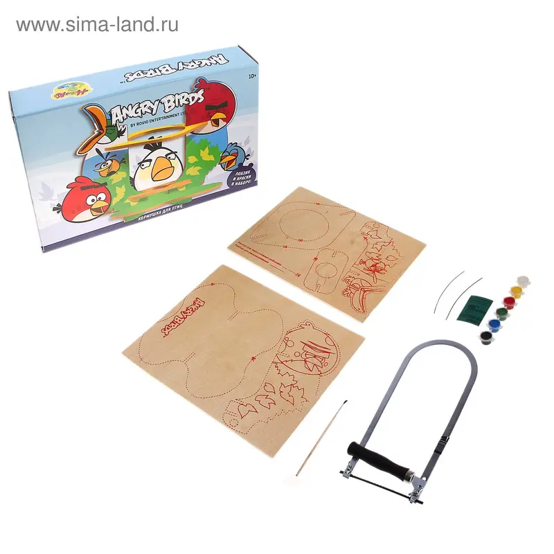 Набор для детского творчества "Сделай кормушку Angry Birds"