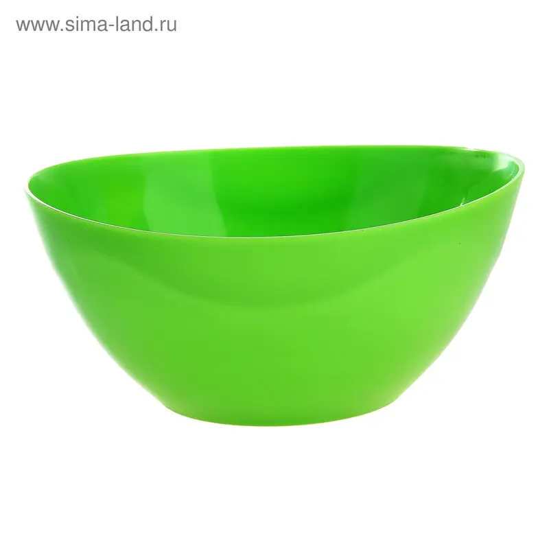 Миска овальная 2,5 л. салатовый