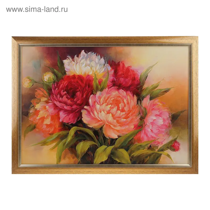 Картина Пионы 50х70 см