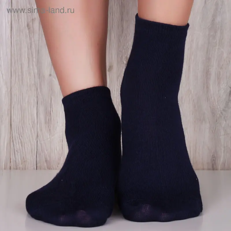 Носки женские "Collorista basic" КГ т.синий, р.36-39, 85%хлопок, 10%па, 5%эластан