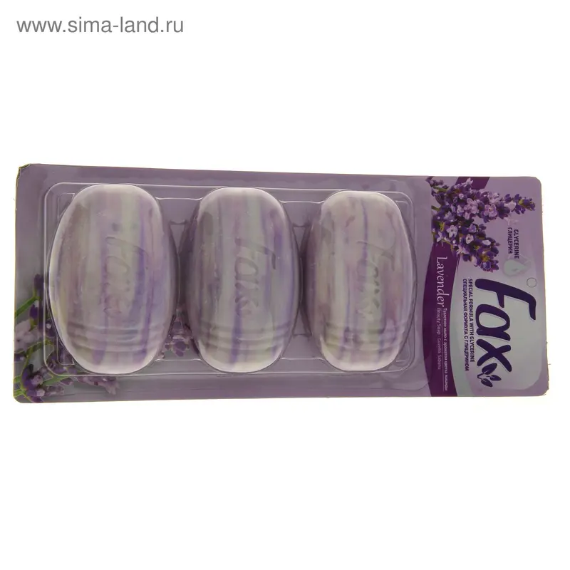 мыло FAX Bouquet блок Lavander/Лаванда 3 х 115 гр