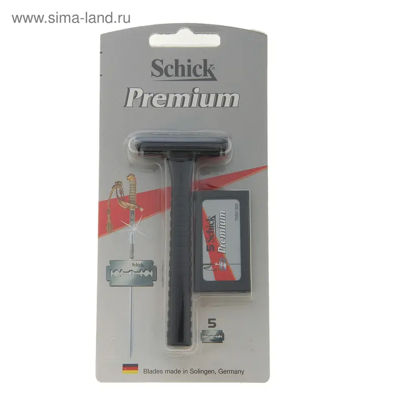 Бритвенный станок Schick Premium + 5 лезвий