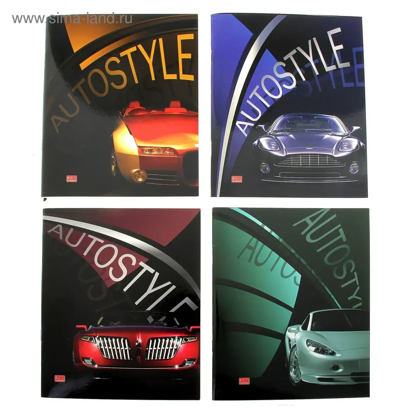 тетрадь 48л кл Auto Style цв/карт 21с7