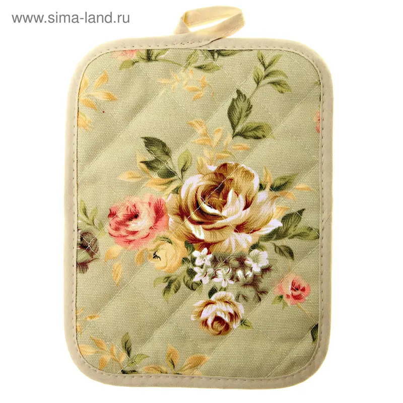 Прихватка зеленая Bonita 18*23 см, 100% хлопок