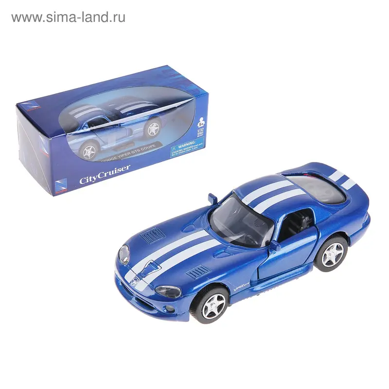 Модель машины Dodge Viper GTS 1996, масштаб 1:32