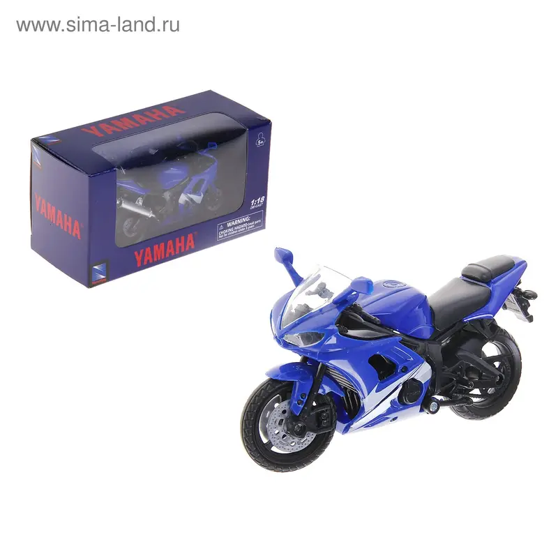 Модель мотоцикла Yamaha YZF-R6 масштаб 1:18