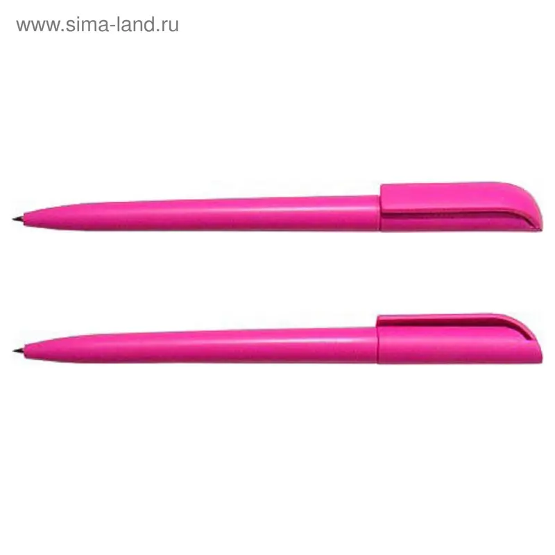 Ручка пластиковая поворотная, розовая