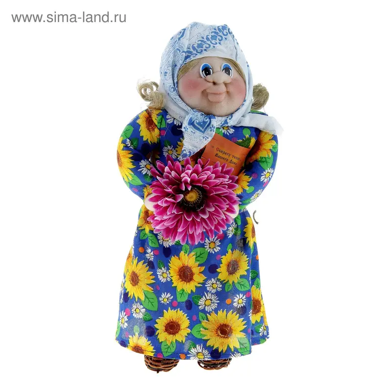 Оберег Домовой (мягкий) девочка 35-40 см К06-003