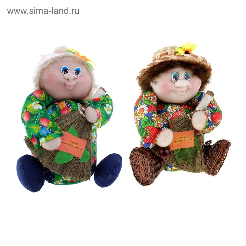 Оберег Домовой 30-35 см мальчик К04-007