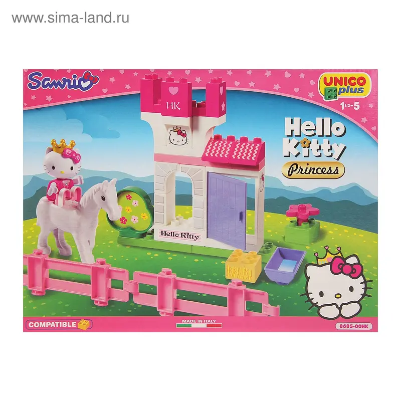Конструктор Unico plus Hello Kitty "Замок принцессы"