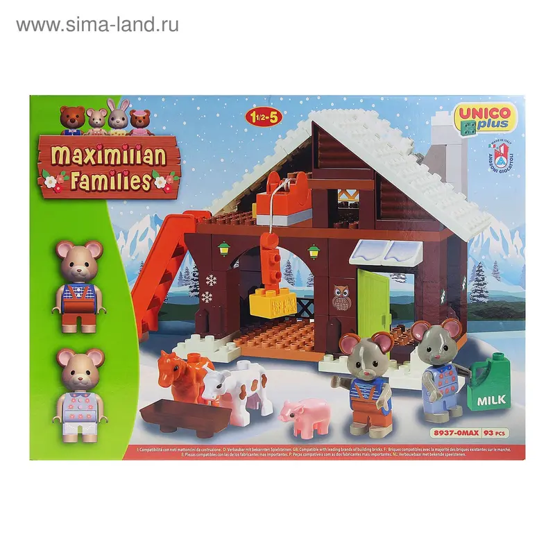 Конструктор Unico plus Maximilian "Ферма"