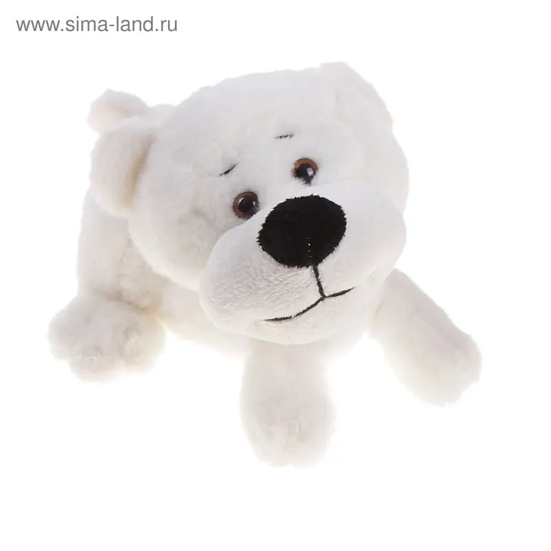 м мишка белый 16см 93741