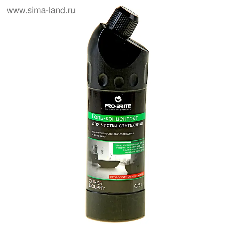 Чистящий гель для сантехники PRO BRITE Super dolphy 0,75л