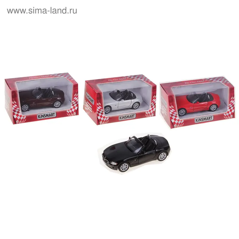 Машина BMW Z4, масштаб 1:32, цвета МИКС