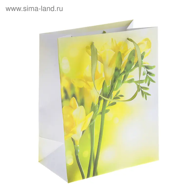 Пакет ламинированный "Цветы"