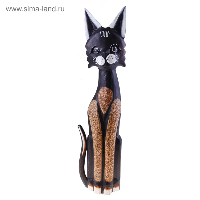 Сувенир Кот 60см ACA734S дерево